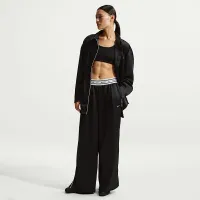 Nike Sportswear женская Loose Mid-Rise Satin Pants цвет черный