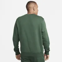 Nike Club Fleece мужские Crew цвет зеленый