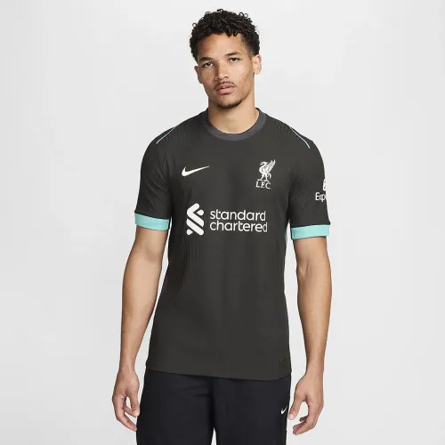 Liverpool FC 2024/25 Match Away мужские Nike Dri-FIT ADV Soccer Authentic Jersey цвет черный