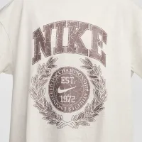 Nike Sportswear Essential жіноча оверсайз футболка колір коричневий