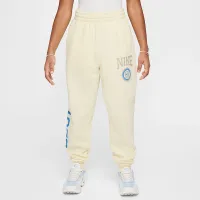 Nike Sportswear Club Fleece Girls' Loose Pants цвет белый