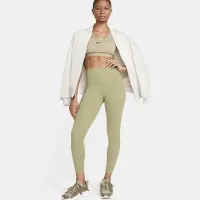 Nike Universa жіноча Medium-Support З високою талією 7/8 лосіни з кишенямиколір коричневий