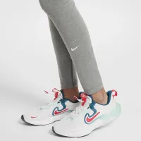 Nike One Big Kids’ (Girls') Dri-FIT С высокой Талией лосины цвет серый