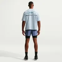 Nike мужские Short-Sleeve Running футболка синий