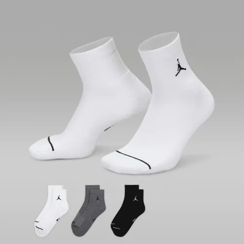 Nike Jordan Everyday Ankle шкарпетки (3 пар) різнокольорові