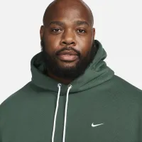 Nike Solo Swoosh мужские Fleece Pullover Толстовка с капюшоном цвет зеленый
