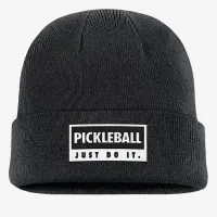 Nike Swoosh Peak Pickleball Beanie колір чорний