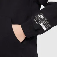 Nike Air Big детские Fleece Full-Zip Толстовка с капюшоном цвет черный