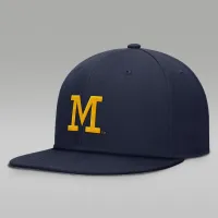 Michigan Wolverines Sideline Coaches чоловічі Nike Dri-FIT College Fitted Hat блакитний