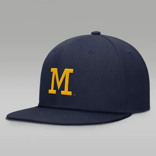 Michigan Wolverines Sideline Coaches чоловічі Nike Dri-FIT College Fitted Hat блакитний