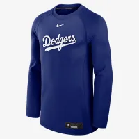 Los Angeles Dodgers Authentic Collection Game Time мужские Nike Dri-FIT MLB Pullover Crew синий