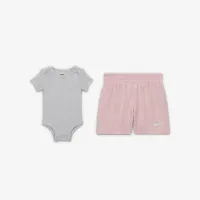 Nike Essentials Baby 3-Piece Striped Swooshfetti набор Pink