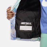 Nike Swoosh Chevron Puffer Jacket Toddler Jacket Multi-Color