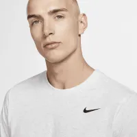 Nike Dri-FIT мужские Fitness футболка цвет серый