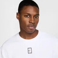 NikeCourt Heritage чоловічі Dri-FIT Fleece Crew колір білий