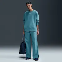 Nike Sportswear Phoenix Fleece женская оверсайз Crew-Neck свитшот синий
