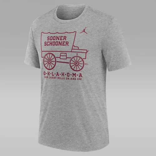 Nike Oklahoma Sooners Local Campus Time Honoколір червоний Tradition чоловічі Jordan College футболка колір сірий
