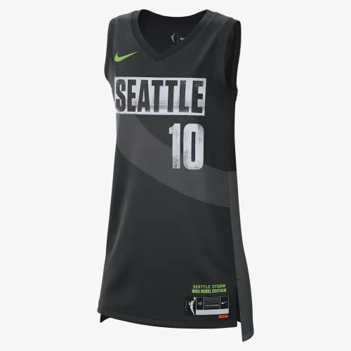Seattle Storm Rebel Edition женская Nike Dri-FIT WNBA Victory Jersey цвет черный