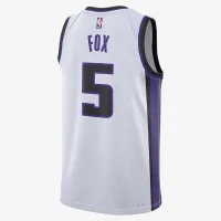 De'Aaron Fox Sacramento Kings 2023/24 Association Edition мужские Nike Dri-FIT NBA Swingman Jersey цвет белый