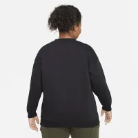 Nike Sportswear Club Fleece Big дитячі (Girls') оверсайз світшот (Extended Size) колір чорний