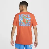 Nike мужские Dri-FIT Running футболка Orange