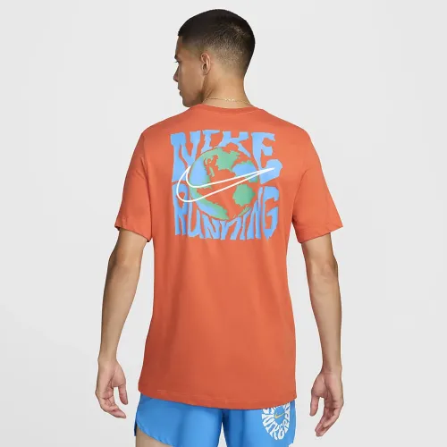 Nike чоловічі Dri-FIT Running футболка Orange