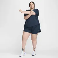 Nike One Classic жіноча Dri-FIT Short-Sleeve Top (великі розміри) блакитний