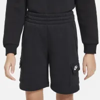 Nike Sportswear Club Fleece Big дитячі Cargo шорти колір чорний