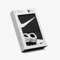 Nike Baby (0-6M) Bodysuit, Hat and Booties Box комплект колір білий