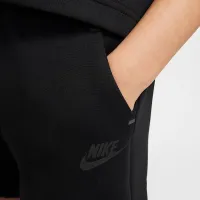 Nike Tech Fleece Toddler Tee and шорты набор цвет черный