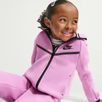 Nike Sportswear Little детские Tech Fleece 2-Piece Full-Zip набор цвет фиолетовый