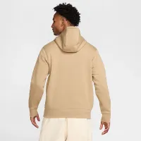 Nike Club мужские Pullover Fleece Толстовка с капюшоном цвет коричневый