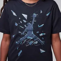 Nike Jordan Big дитячі Shatteколір червоний Glass Jumpman футболка колір чорний