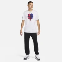 FC Barcelona мужские Nike Soccer футболка цвет белый