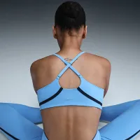 Nike One Convertible женская Light-Support Lightly Lined Sports Bra синий