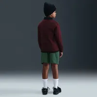 Nike Sportswear Club Fleece Big дитячі French Terry шорти колір зелений