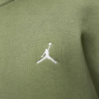 Nike Jordan Brooklyn Fleece мужские Crewneck свитшот цвет зеленый