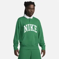 Nike Club Fleece чоловічі Long-Sleeve Fleece Polo колір зелений