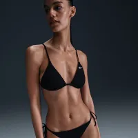 Nike Swim Essential жіноча Tie-String Bikini Bottom колір чорний