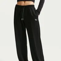 Nike Sportswear Chill Knit женская Mid-Rise Lightweight Open-Hem Pants цвет черный