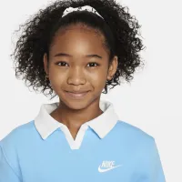 Nike Sportswear Club Fleece Big детские (Girls') Polo Top синий