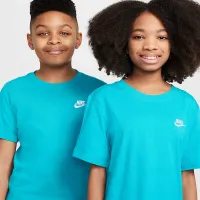 Nike Sportswear Big детские футболка цвет зеленый