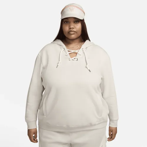 Nike Serena Williams Design Crew жіноча Fleece Pullover Толстовка з капюшоном (великі розміри) колір сірий