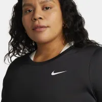 Nike Dri-FIT женская футболка (большие размеры) цвет черный