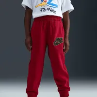 Nike Club Little дитячі Chenille Joggers колір червоний