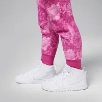 Nike Jordan Brooklyn Essentials Toddler 2-Piece Floral Printed Pullover набор Pink