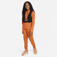 Nike Dri-FIT Multi Tech Big детские (для мальчиков) 1/2-Zip тренировочные Top Orange