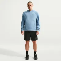 Nike Primary NanoKnit чоловічі Dri-FIT UV Protection Pullover Performance Толстовка з капюшоном блакитний