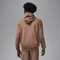 Nike Jordan Flight Fleece мужские Pullover Толстовка с капюшоном цвет коричневый