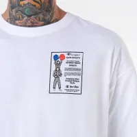 Футболка Champion T-shape Classic Print бавовняні218640-WW001 - Біла